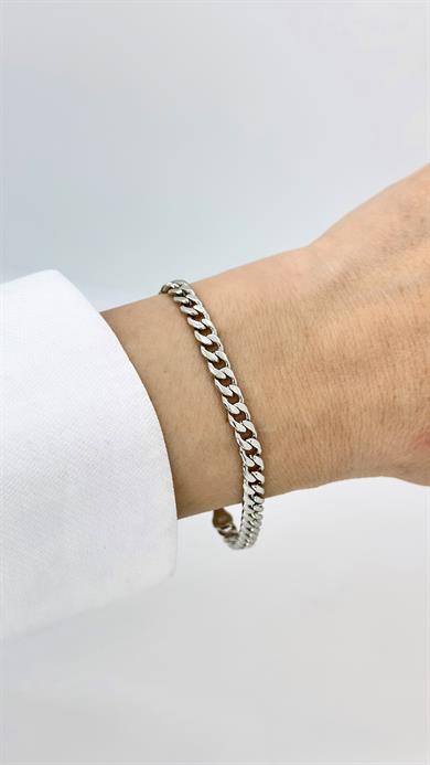 Vip Silver İnce Klasik Bileklik