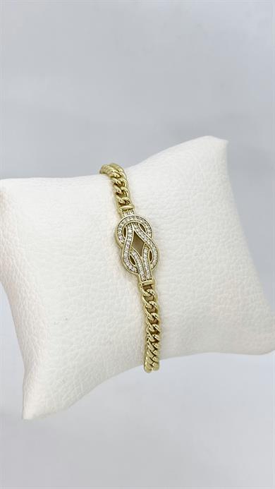 Vip 14 K Sonzuzluk Zincir Bileklik