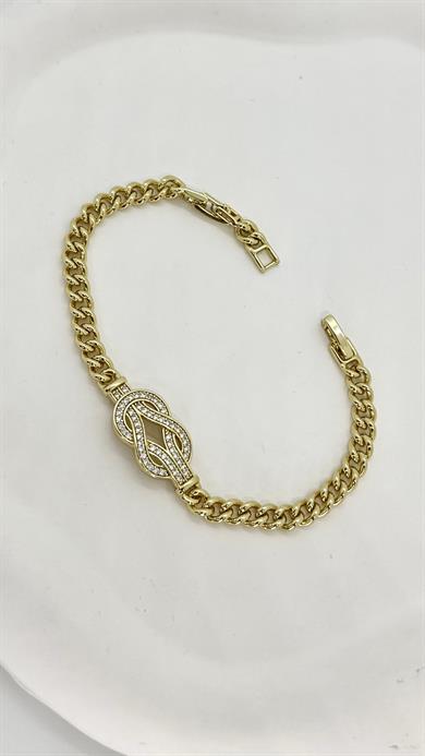 Vip 14 K Sonzuzluk Zincir Bileklik