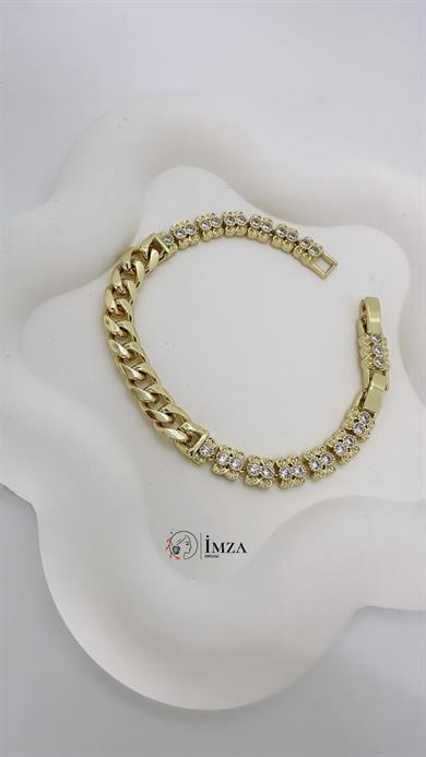 Vip 14 K Su Yolu Gurmet Detaylı Bileklik