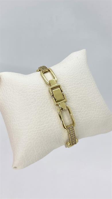 Vip 14 K Taşlı Ataç Bileklik