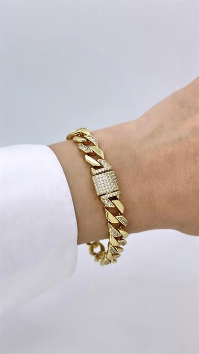 Vip 14 K Taşlı Gurmet Bileklik
