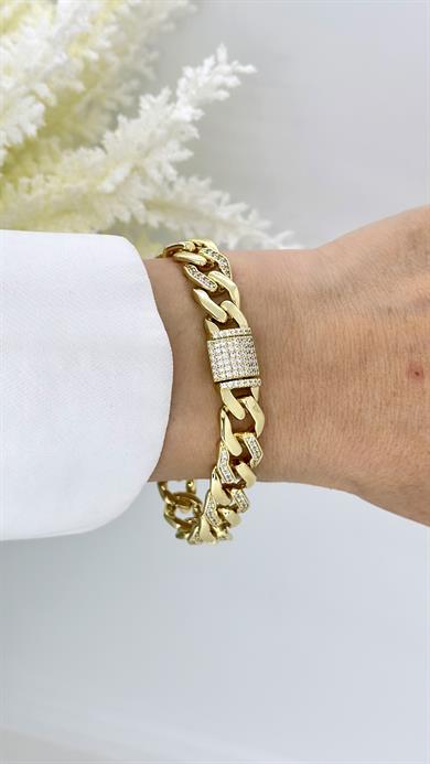 Vip 14 K Taşlı Gurmet Bileklik