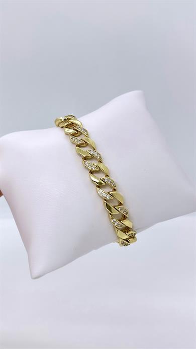 Vip 14 K Taşlı Gurmet Bileklik