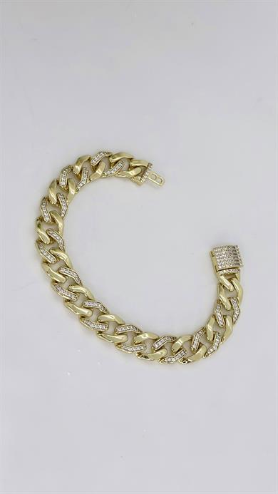 Vip 14 K Taşlı Gurmet Bileklik