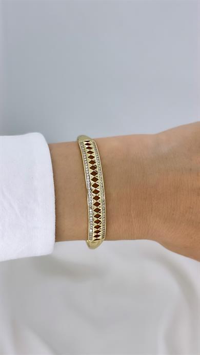 Vip 14 K Taşlı Kamer Kelepçe