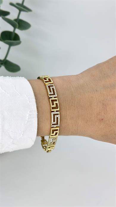 Vip 14 K Taşlı Vrsc Model Bileklik