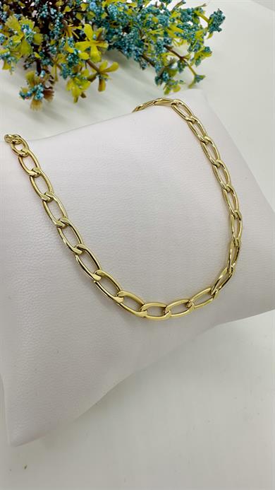 Vip 14 K Zarif Zincir Kolye 45cm