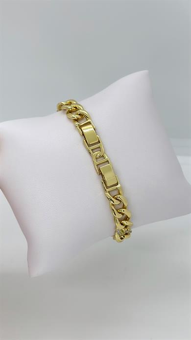 Vip 14 K Zirkon Taşlı Geçme Bileklik