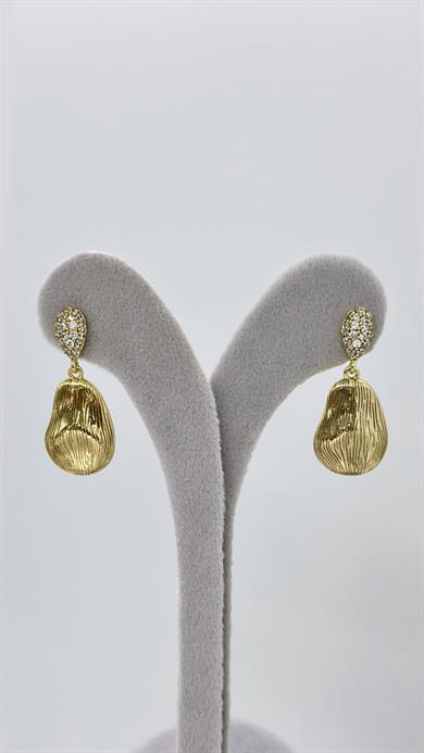 Vip 44 K Asimetrik Damla Küpe