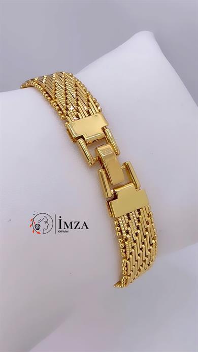 Vip Gold Hasır Bileklik