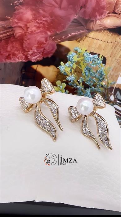 Vip İnci  Fiyonk Küpe