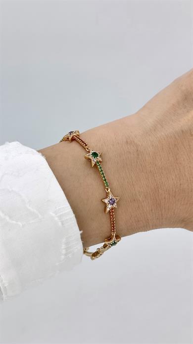 Vp Rose Gold Renkli Yıldızlı Su Yolu