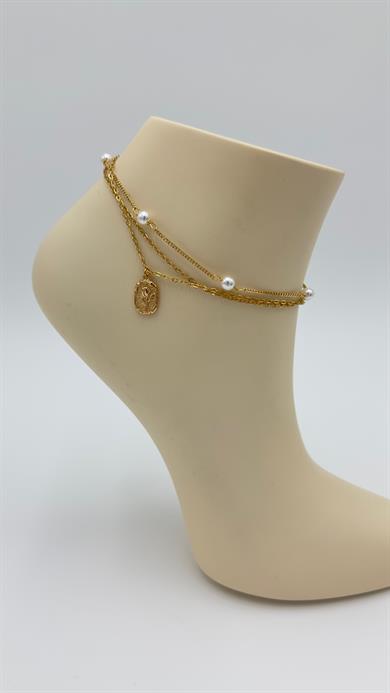 Vip Rose İncili Halhal