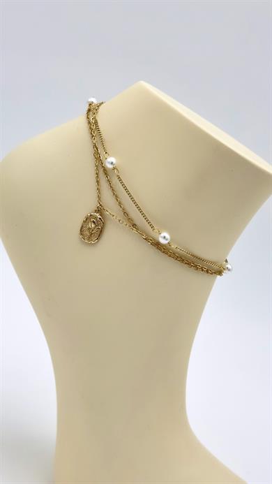 Vip Rose İncili Halhal