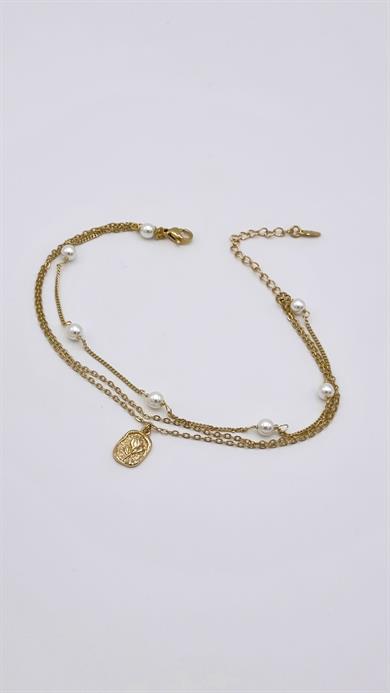 Vip Rose İncili Halhal