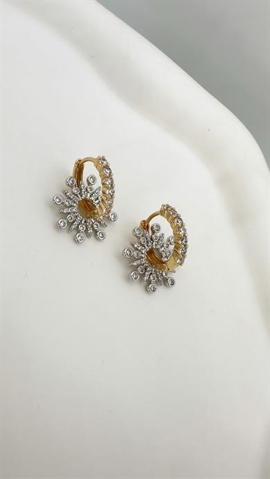 Vip Rose Kar Tanesi Küpe