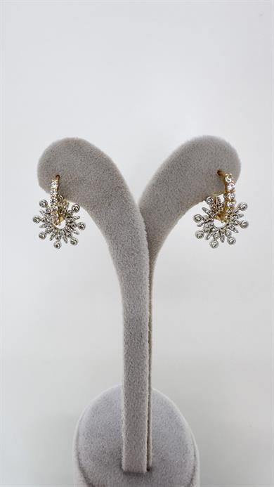 Vip Rose Kar Tanesi Küpe