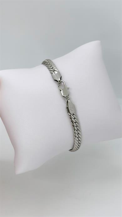 Vip Silver Balık Sırtı Bileklik