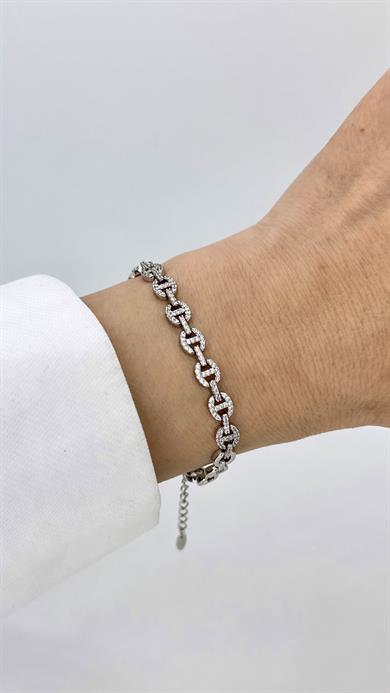 Vip Silver Gemici Model Bileklik