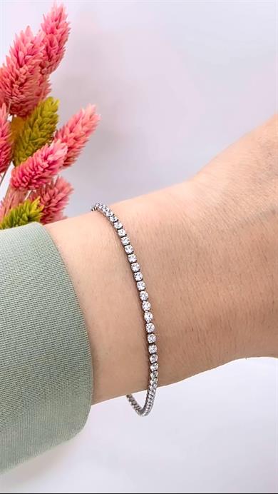 Vip Silver İnce Suyolu Bileklik