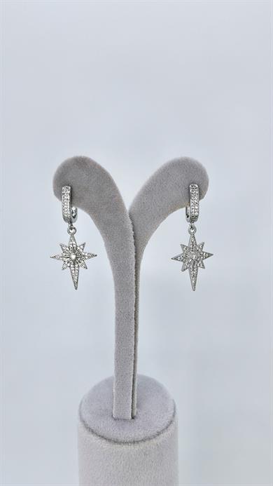 Vip Silver Siriüs Yıldızı Küpe