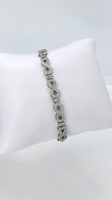 Vip Silver Sonsuzluk Bileklik