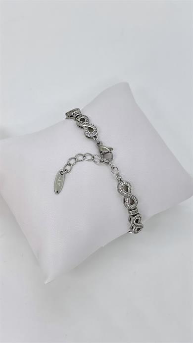 Vip Silver Sonsuzluk Bileklik