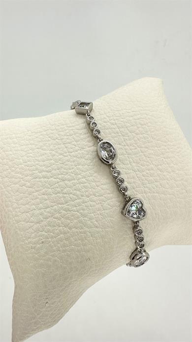 Vip Silver Taşlı Bileklik