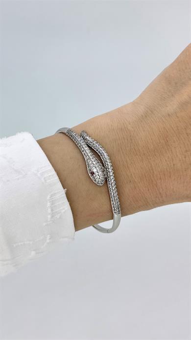 Vip Silver Yılanlı Kelepçe