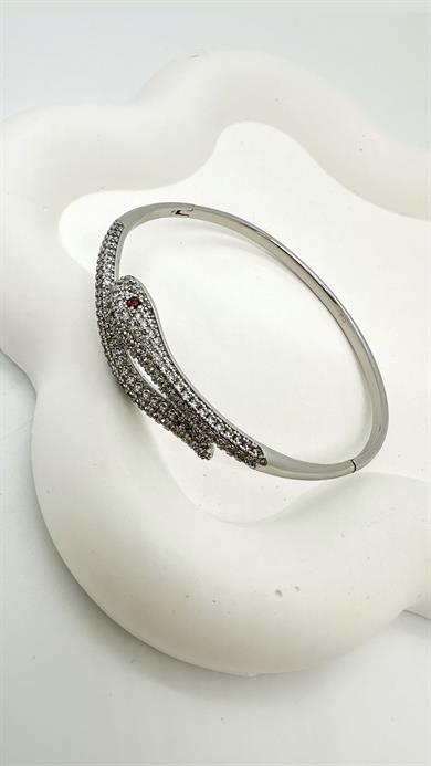 Vip Silver Yılanlı Kelepçe