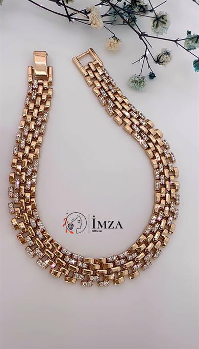 Vip Taşlı Hasır Bileklik