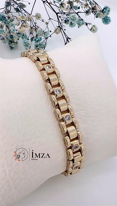 Vip Taşlı Rolex Bileklik