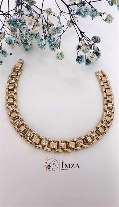 Vip Taşlı Rolex Bileklik