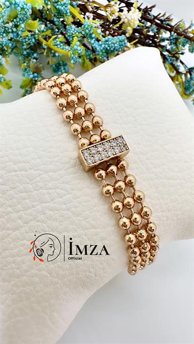 Vip Üç Sıralı Dorika Bileklik