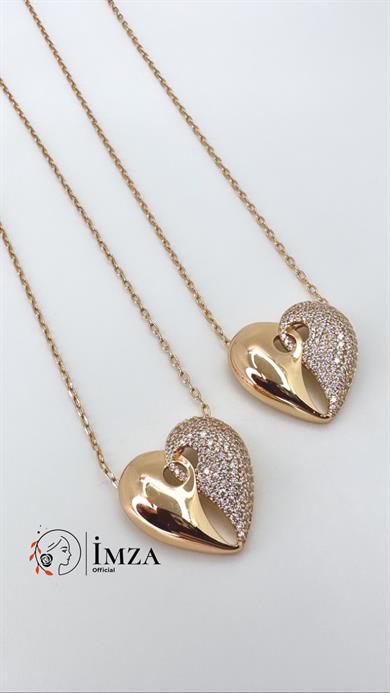 VİP ZİRCON HEART KOLYE