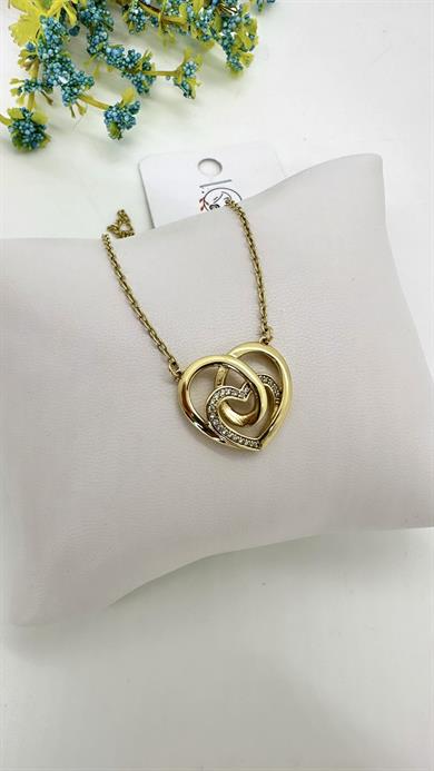 Vip14 K Sarmal Kalp Kolye