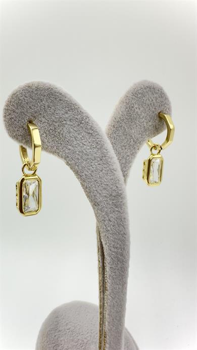 Vp 14 K Altıgen Baget Model Küpe