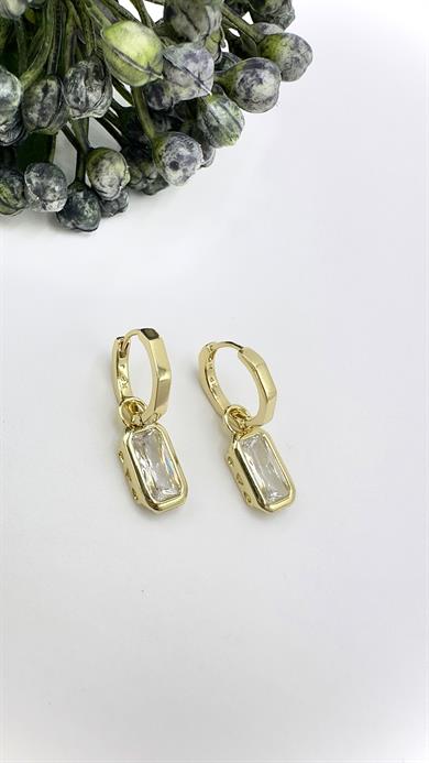 Vp 14 K Altıgen Baget Model Küpe