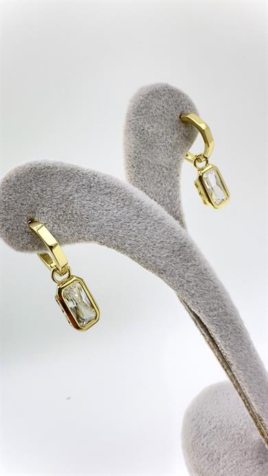 Vp 14 K Altıgen Baget Model Küpe