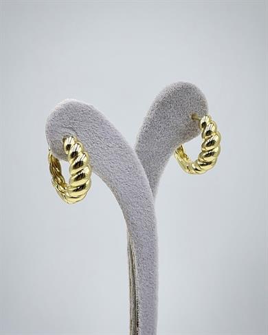 Vp 14 K Altın Kaplama Burgu Halka Model Küpe