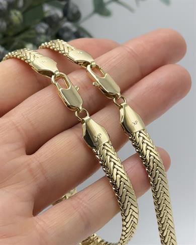 Vp 14 K Altın Kaplama Çisel Model Kombin