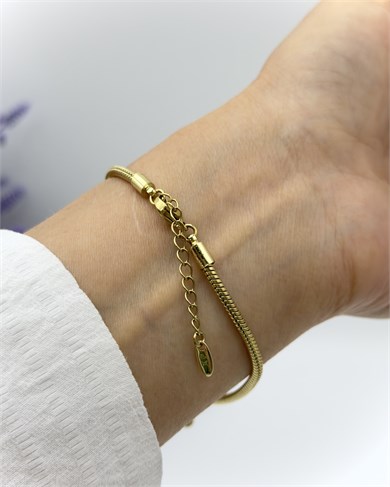 Vp 14 K Altın Kaplama Feza Charm Bileklik