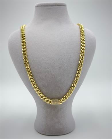Vp 14 K Altın Kaplama & Gurmet  Model Kolye 60cm