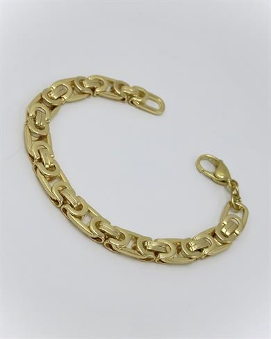 Vp 14 K Altın Kaplama İçiçe Baglantılı Model Bileklik