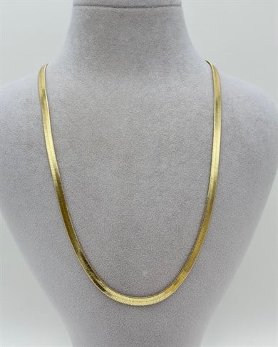 Vp 14 K Altın Kaplama İtalyan Zincir 60cm
