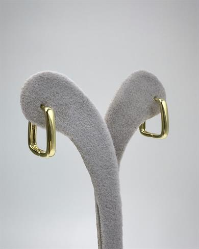 Vp 14 K Altın Kaplama Kare Sepet Model Küpe