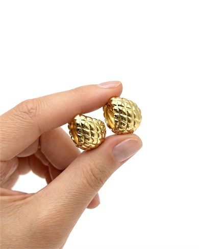 Vp 14 K Altın Kaplama Pinecone Model Küpe