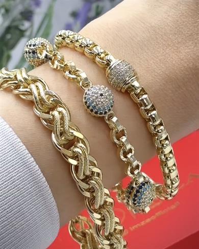 Vp 14 K Altın Kaplama Silindir Kombin Set