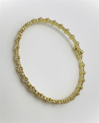 Vp 14 K Altın Kaplama Tasarım Model Kelepçe